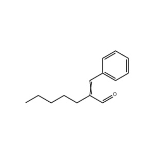 Molecular Structure of Amyl Cinnamal Molecular Structure of Amyl Cinnamal