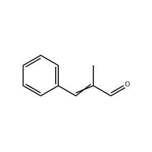 Molecular Structure of Alpha-Methylcinnamaldehyde Molecular Structure of Alpha-Methylcinnamaldehyde