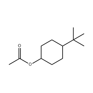 Molecular Structure of 4-tert-Butylcyclohexyl Acetate Molecular Structure of 4-tert-Butylcyclohexyl Acetate