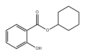 Molecular Structure of Cyclohexyl Salicylate Molecular Structure of Cyclohexyl Salicylate