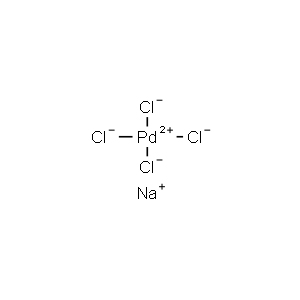 Molecular Structure of Sodium Tetrachloropalladate(II)