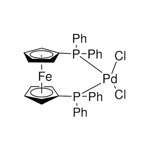 Molecular Structure of Pd(dppf)Cl₂