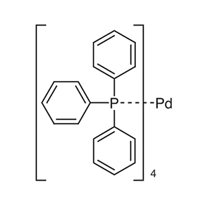 Molecular Structure of Pd(PPh₃)₄