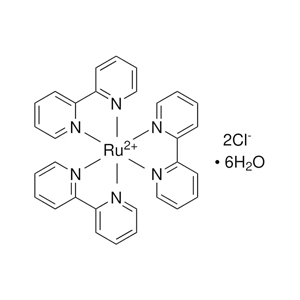 Molecular Structure of  [Ru(bpy)₃]Cl₂
