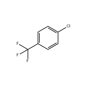 Molecular Structure of 4-Chlorobenzotrifluoride