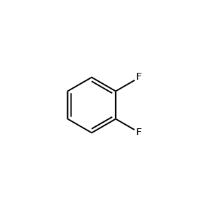 Molecular Structure of 1,2-Difluorobenzene