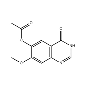Molecular Structure of 6-Acetoxy-7-methoxy-3,4-dihydroquinazolin-4(3H)-one