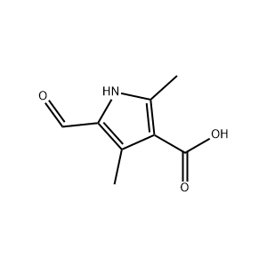 Molecular Structure of 5-Formyl-2,4-dimethyl-1H-pyrrole-3-carboxylic acid