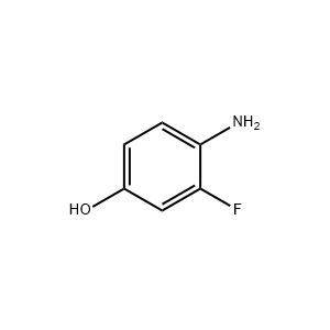 Molecular Structure of 3-Fluoro-4-aminophenol