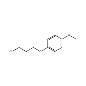 Molecular Structure of 3-Chloropropyl 4-Methoxyphenyl Ether