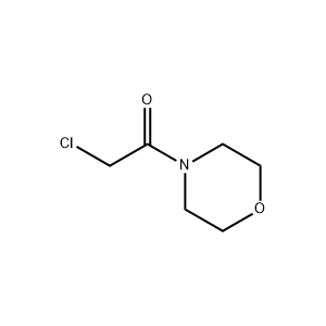 Molecular Structure of 4-(2-Chloroacetyl)morpholine Molecular Structure of 4-(2-Chloroacetyl)morpholine