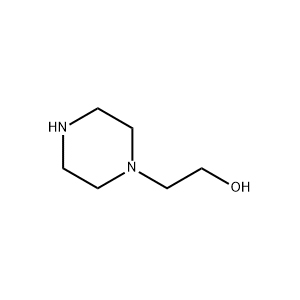 Molecular Structure of 1-(2-Hydroxyethyl)piperazine
