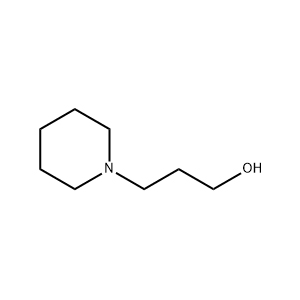 Molecular Structure of 1-Piperidinepropanol Molecular Structure of 1-Piperidinepropanol