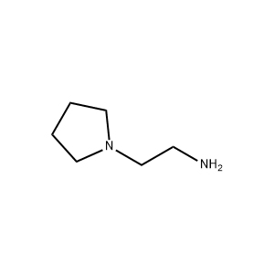 Molecular Structure of 1-(2-Aminoethyl)pyrrolidine Molecular Structure of 1-(2-Aminoethyl)pyrrolidine