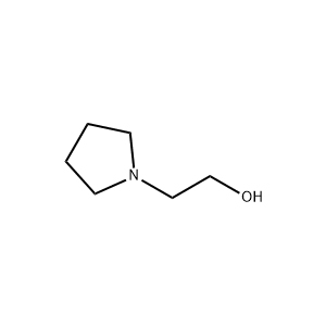 Molecular Structure of 1-(2-Hydroxyethyl)pyrrolidine