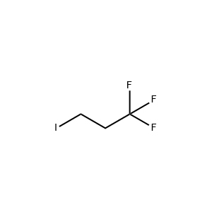 Molecular Structure of 1-Iodo-3,3,3-trifluoropropane