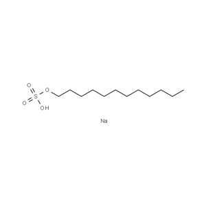 Molecular Structure of Sodium Dodecyl Sulfate