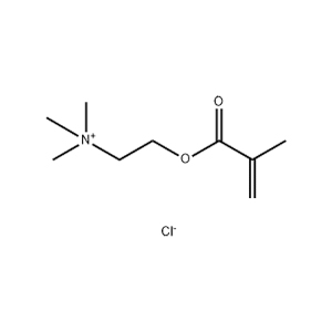 Molecular Structure of Methacrylatoethyl trimethyl ammonium chloride