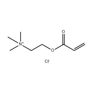 Molecular Structure of Acryloyloxyethyltrimethyl ammonium chloride