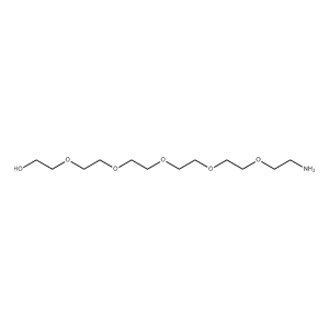 Molecular Structure of Amino-PEG6-alcohol