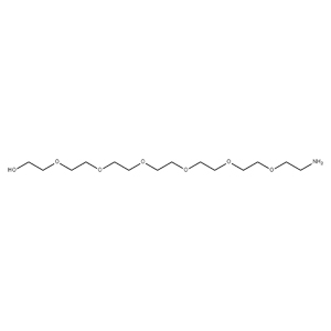 Molecular Structure of Amino-PEG7-alcohol