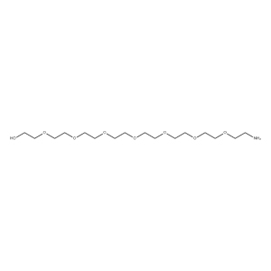 Molecular Structure of Amino-PEG8-alcohol