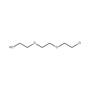 Molecular Structure of Chloro PEG3 alcohol