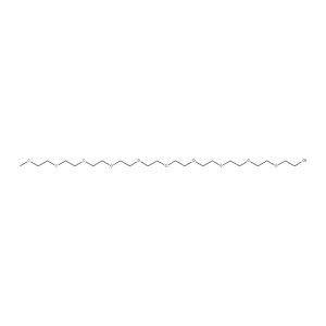 Molecular Structure of Decaethylene glycol monomethyl ether