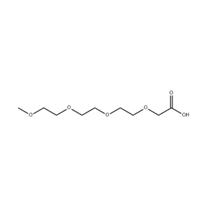 Molecular Structure of m-PEG3-CH2COOH