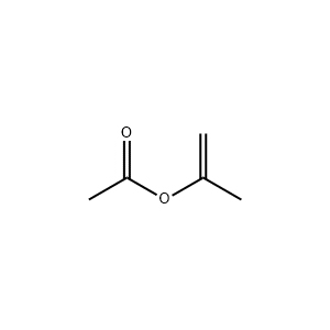 Molecular Structure of Isopropenyl acetate