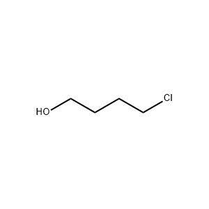 Molecular Structure of 4-Chloro-1-butanol Molecular Structure of 4-Chloro-1-butanol