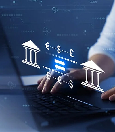 Secure international payment and banking services